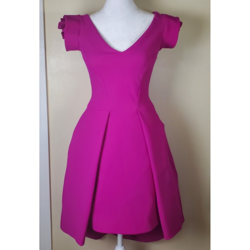 NWT Chiara Boni La Petite Robe Italy Couture Lione Dress Size‎ 2 Hi Low Cocktail